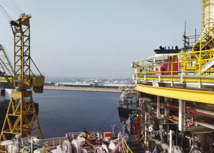 working on board an FPSO in dubai