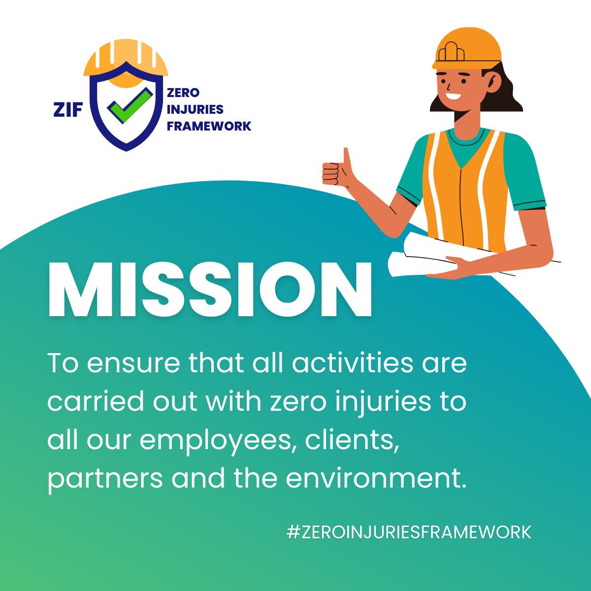 ZIF mission - Zero Injuries Framework EHS Policy