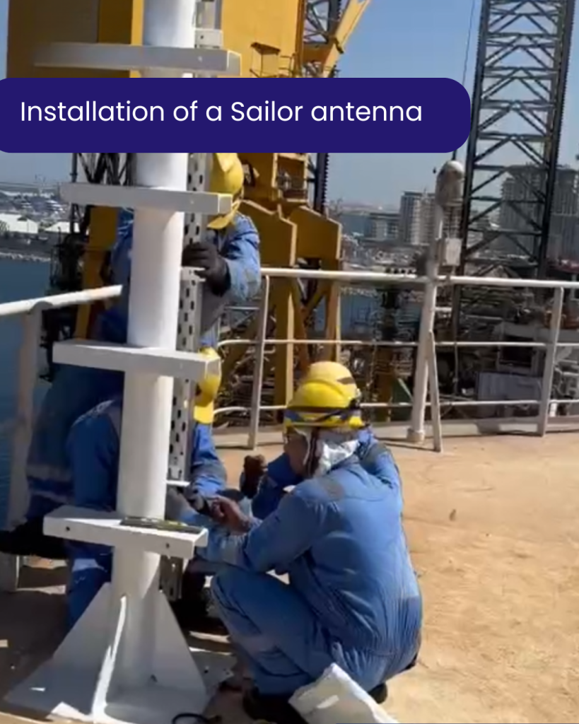 Installing sailor antenna