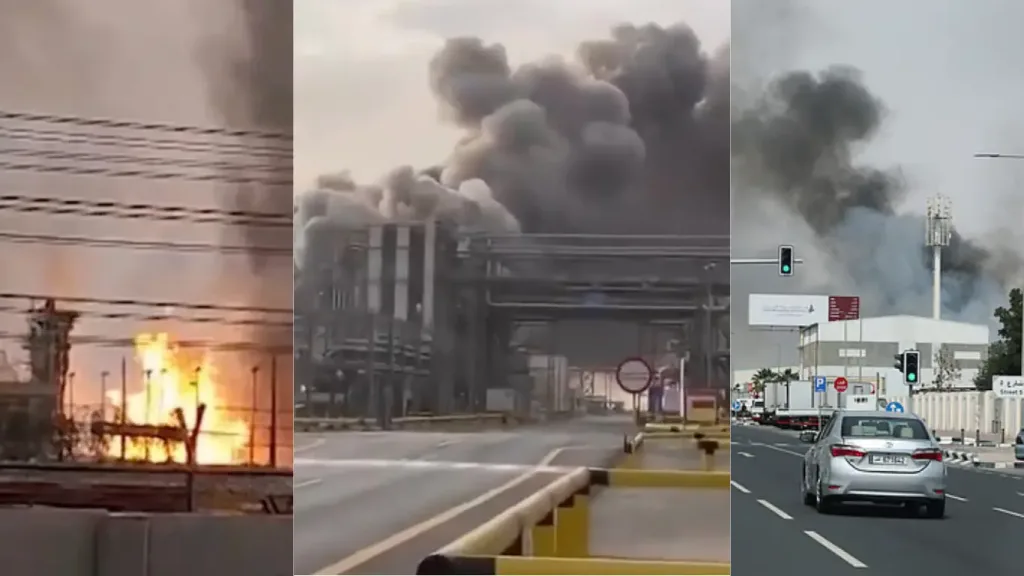 oil refineries attacked