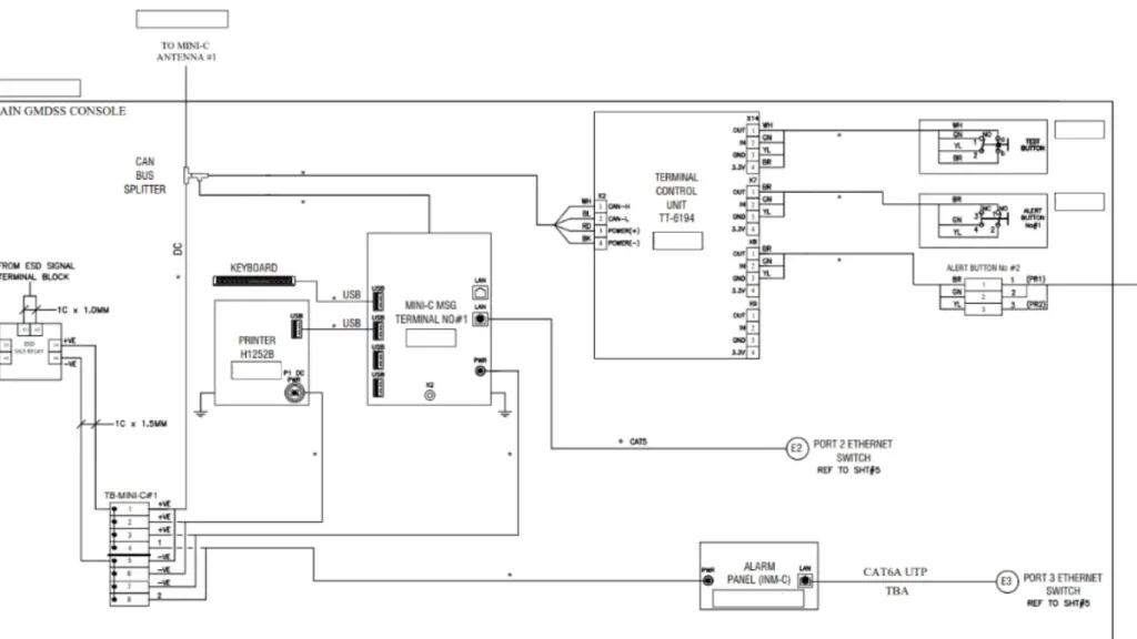 detailed telecom engineering drawing