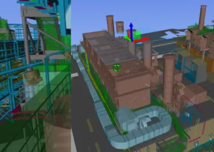 BIM - detailed telecom engineering drawing